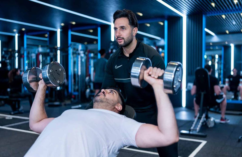 Chris Varnavas personal trainer celebrity trainer elite bench press coach gym Cockfosters