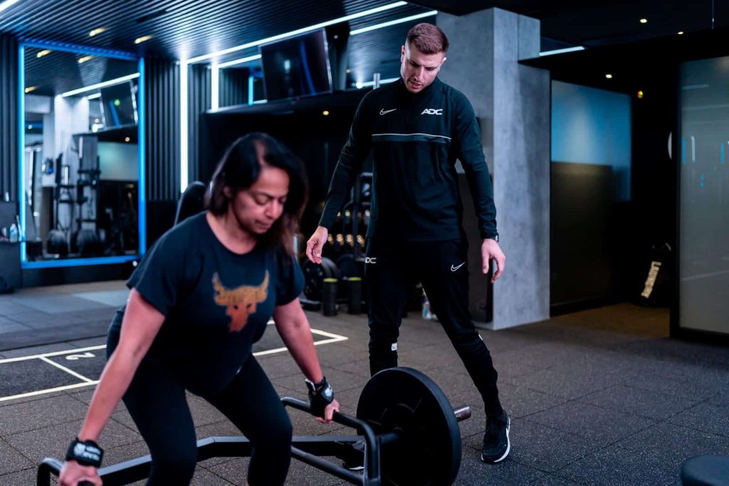 Coach Conor personal trainer training deadlift gym Cockfosters